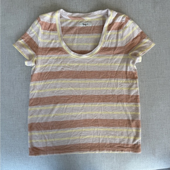 Madewell - Alto Scoop - Montoya Striped Tee - Size Extra Small - Picture 2 of 4